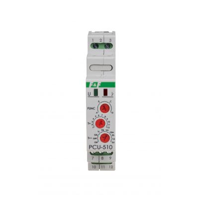 Przekaźnik czasowy styk: 2Z/R 12V AC/DC PCU-510-12V F&F (PCU-510-12V)