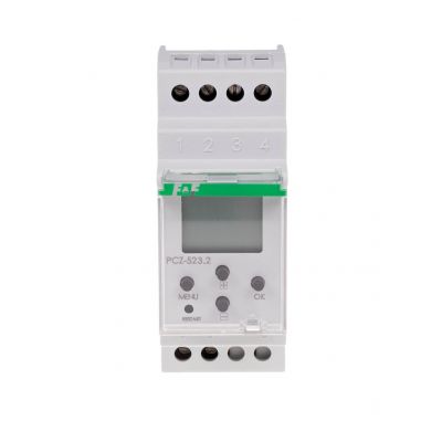 Zegar sterujący programowalny impulsowy (szkolny) - 2 linie programowe PCZ-523 F&F (PCZ-523)