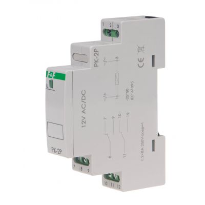 Przekaźnik elektromagnetyczny PK-2P 12 V PK-2P-12V F&F (PK-2P-12V)