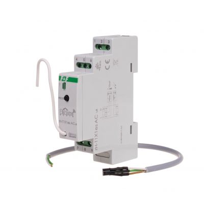 Moduł radiowy czujnika jasności/temperatury montaż na szynie DIN rH-T1X1es-AC-LR F&F (rH-T1X1es-AC-LR)