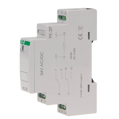 Przekaźnik elektromagnetyczny PK-2P 24 V PK-2P-24V F&F (PK-2P-24V)