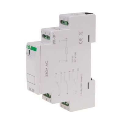 Przekaźnik elektromagnetyczny PK-3P 110V PK-3P-110V F&F (PK-3P-110V)