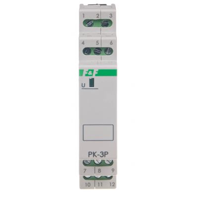 Przekaźnik elektromagnetyczny PK-3P 12V PK-3P-12V F&F (PK-3P-12V)