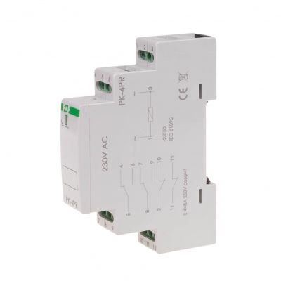 Przekaźnik elektromagnetyczny PK-4PR 230V PK-4PR-230V F&F (PK-4PR-230V)