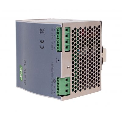 Zasilacz impulsowy przemysłowy nap. wej. 90-264V AC/120-370V DC P=240W nap. Wyj. 12V DC ZI-240-12V F&F (ZI-240-12V)
