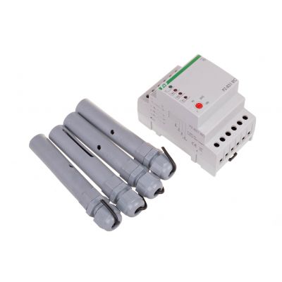 Przekaźnik kontroli poziomu cieczy PZ-831 RC montaz na szynie DIN,styk: 3x1Z 230V PZ-831RC F&F (PZ-831RC)