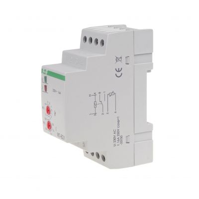 Regulator temperatury - zakres temperatur -4-5stC montaz na szynie DIN styk: 1Z/R 230V AC RT-821 F&F (RT-821)