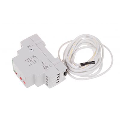 Regulator temperatury - zakres temperatur 30-60stC montaz na szynie DIN styk: 1Z/R 230V AC RT-822 F&F (RT-822)