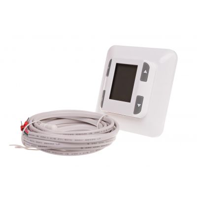 Regulator temperatury - zakres temperatur 5-60stC montaż podtynkowy styk 1Z 230V AC RT-825 F&F (RT-825)