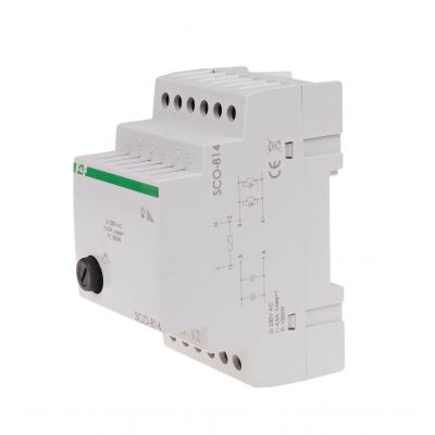 Ściemniacz oświetlenia montaż na szynie DIN zasilanie 230V AC 1000W SCO-814 F&F (SCO-814)
