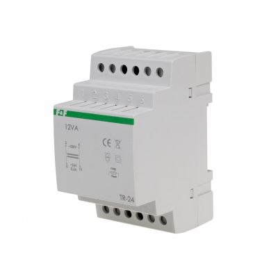 Transformator sieciowy zasilanie 230V AC 24V 0,5A TR-24 F&F (TR-24)