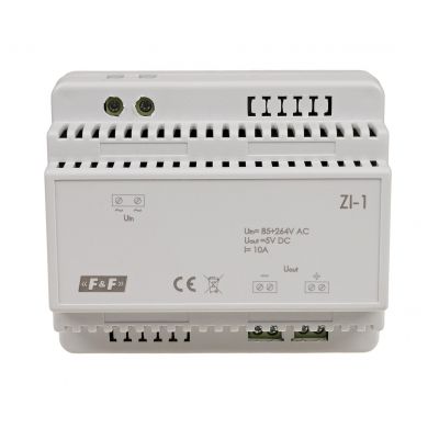 Zasilacz impulsowy 5V DC 10A ZI-1 F&F (ZI-1)