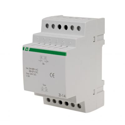 Stabilizator impulsowy 24V 24-28V AC / 28-37V DC 3A ZI-14 F&F (ZI-14)