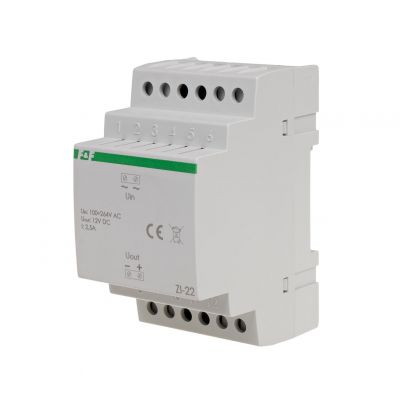 Zasilacz impulsowy 12V DC 2,5A ZI-22 F&F (ZI-22)