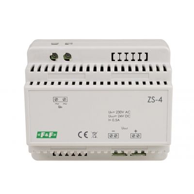Zasilacz stabilizowany 24V DC 0,5A ZS-4 F&F (ZS-4)