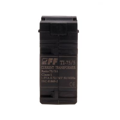 Przekładnik prądowy 75/5A fi22 kl. 0,5 TI-75-5 F&F (TI-75-5)