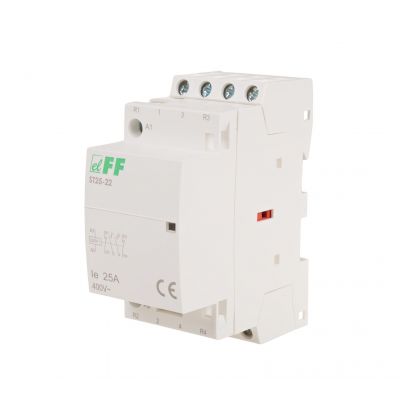 Stycznik modułowy montaż na szynie styki 2Z+2R 25A ST25-22 F&F (ST25-22)