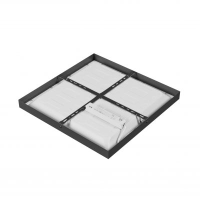 Panel LED NYMPHEA SELECT 24W/35W/40W ciepła/neutralna/zimna 230V 120ST IP20 40X40 czarny  (SLI031060CCT_PW)