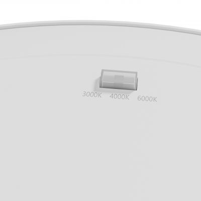 NYMPHEA BLACK & WHITE RINGS 24W CCT 230V 115st IP54 FI320x52 BIAŁY/CZARNY OKRĄGŁA (SLI031035CCT_PW)