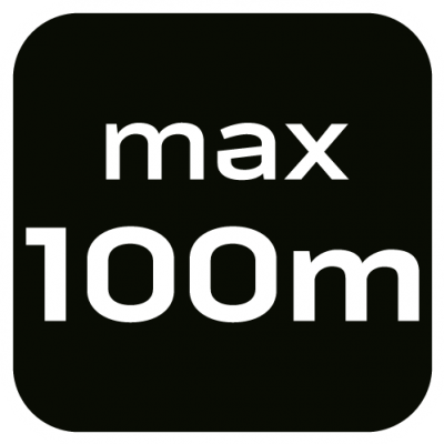 Dalmierz laserowy cyfrowy miernik odległości zasięg 100m IP54 75-207 NEO  GTX (75-207)