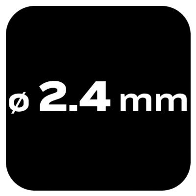 Wiertła do metalu HSS-Co 2,4mm 3szt, GRAPHITE 57H016 GTX (57-016)