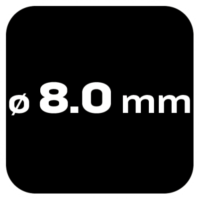 Wiertło do metalu HSS-Co 8,0mm GRAPHITE 57H046 GTX (57-046)
