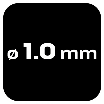 Wiertła do metalu HSS-TiN 1,0mm 5szt, GRAPHITE 57H110 GTX (57-110)
