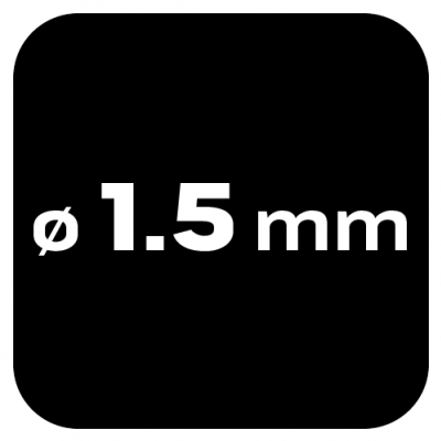 Wiertła do metalu HSS-TiN 1,5mm 5szt, GRAPHITE 57H112 GTX (57-112)