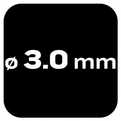 Wiertło do metalu HSS-TiN 3,0mm GRAPHITE 57H120 GTX (57-120)
