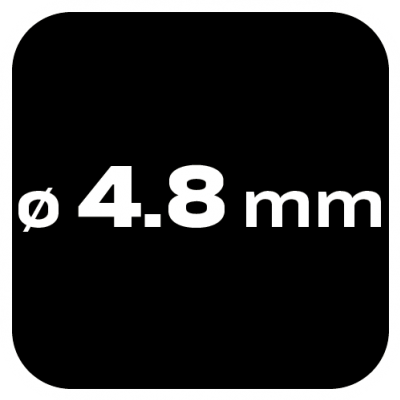 Wiertło do metalu HSS-TiN 4,8mm GRAPHITE 57H130 GTX (57-130)
