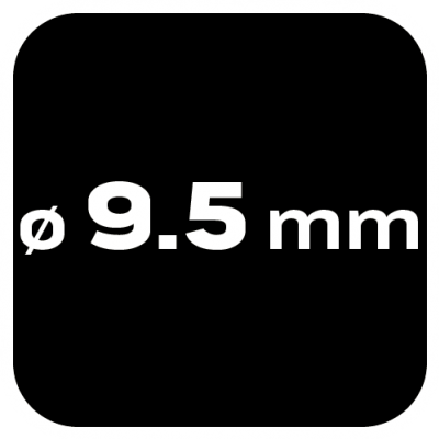 Wiertło do metalu HSS-TiN 9,5mm GRAPHITE 57H152 GTX (57-152)