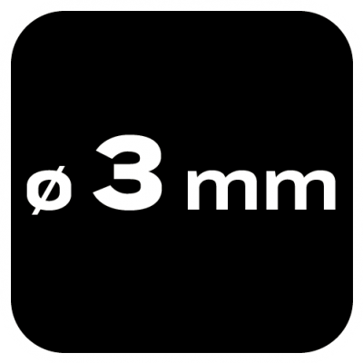 Wiertło do drewna spiralne 3x60mm GRAPHITE 57H270 GTX (57-270)