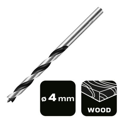 Wiertło do drewna spiralne 4x70mm GRAPHITE 57H271 GTX (57-271)