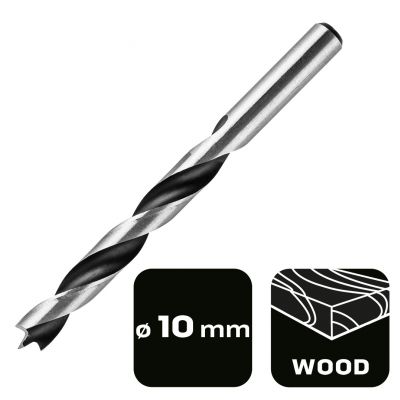 Wiertło do drewna spiralne 10x120mm GRAPHITE 57H276 GTX (57-276)