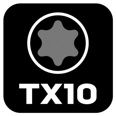 Końcówki wkrętakowe TX10x25mm 2szt, GRAPHITE 57H971 GTX (57-971)
