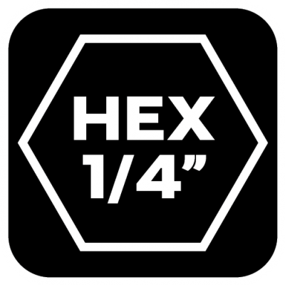 Nasadka magnetyczna 8x65mm trzpień 1/4" GRAPHITE 57H992 GTX (57-992)