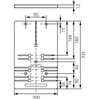 Tablica licznikowa T-U 1F/3F-b/z-12 10.12 OPATÓWEK (10.12)