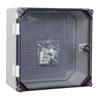 Obudowa z tworzywa 300x300x160mm z płytą montażową transparentna UNIbox Uni-0/T 43.00 OPATÓWEK (43.00)