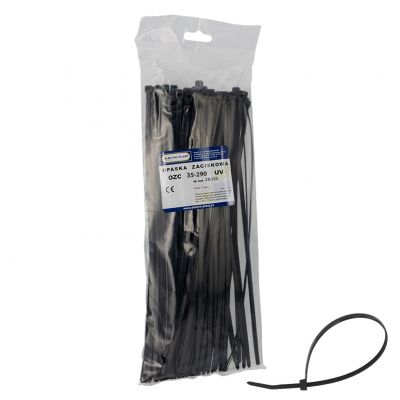 Opaska czarna OZC 35-290 UV (100szt) 25.123 OPATÓWEK (25.123)