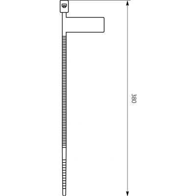 Opaska identyfikacyjna OICT 90x380 (50szt/opk) 25.381 OPATÓWEK (25.381)
