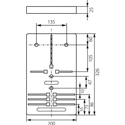 Tablica licznikowa T-U 1F/3F-b/z FR 10.51 OPATÓWEK (10.51)