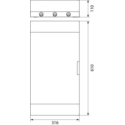 Rozdzielnica SRn-36/BM biała multimedialna natynkowa IP40 1.366 OPATÓWEK (1.366)