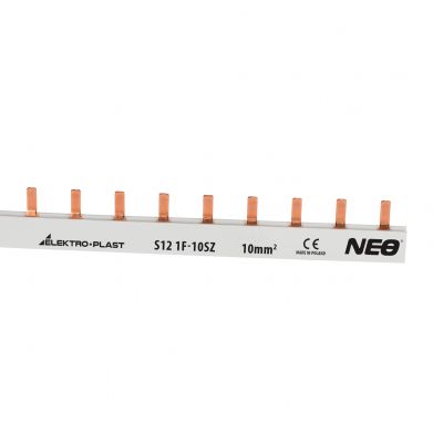 Szyna łączeniowa pinowa 1P 12M 10mm2 S12 1F-10SZ typu PIN 45.202 OPATÓWEK (45.202)