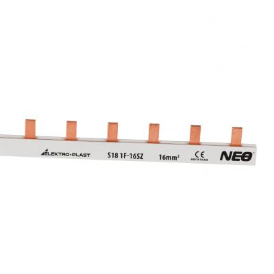 Szyna łączeniowa pinowa 1P 18M 16mm2 S18 1F-16SZ typu PIN 45.238 OPATÓWEK (45.238)