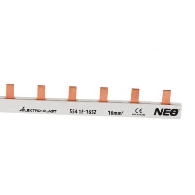 Szyna łączeniowa pinowa 1P 54M 16mm2 S54 1F-16SZ typu PIN 45.245 OPATÓWEK (45.245)