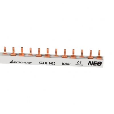 Szyna łączeniowa pinowa 3P 24M 16mm2 S24 3F-16SZ typu PIN 45.274 OPATÓWEK (45.274)
