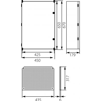 UNI-3 OBUDOWA UNIBOX 600X400X196 43.3 OPATÓWEK (43.3)