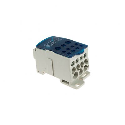 Blok Rozdzielczy UKK-500 na szynę TH35 lub do pow. płaskich Al/Cu max 8x24mm 2x35mm 5x16mm 4x10mm 415V AC/DC 500A 49.5000 OPATÓWEK (49.5000)