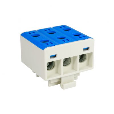Złączka przelotowa gwintowana na szynę AL/CU 120A 3x(2,5-35)mm2 WLZ35/3x35/n niebieska 48.335 OPATÓWEK (48.335)