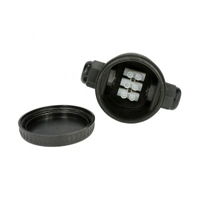 PI-M666 IP66 3P Puszka instalacyjna natynkowa czarna (63.66)